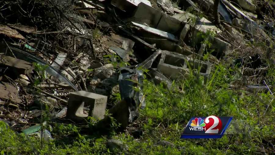 Cleanup is in the works where a dilapidated home once stood on 17th Street in Orange County. Matt Lupoli reports.