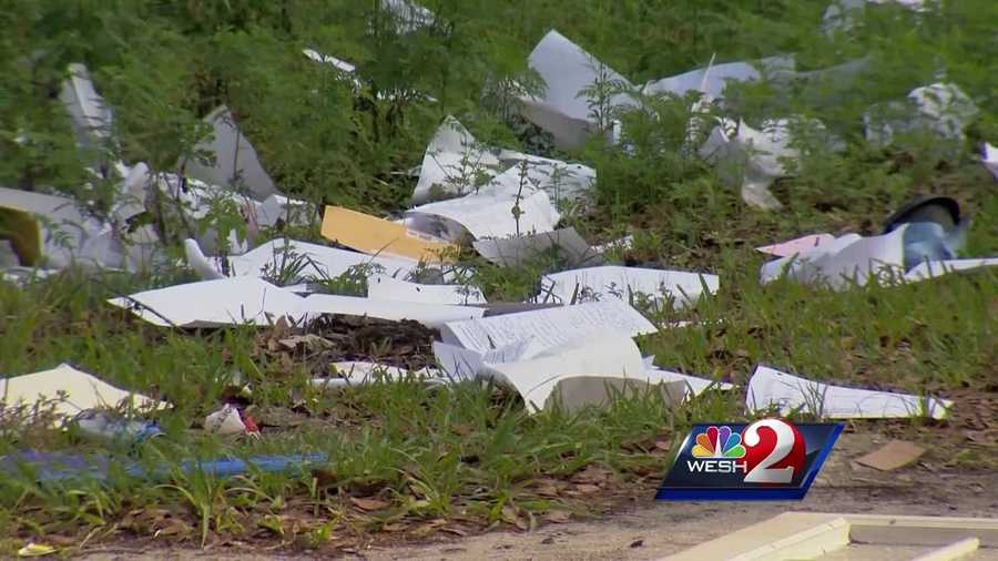 A day after learning their sensitive information was carelessly tossed into a dumpster and then strewn about a busy road, people drove to DeLand in hopes of avoiding becoming the victim of identity theft.