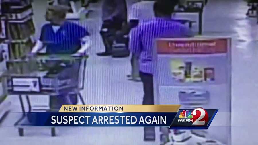 A man was caught on camera allegedly shooting video up girls' skirts for a second time. Both incidents happened at the same Orlando Publix grocery store, authorities say. Summer Knowles reports.