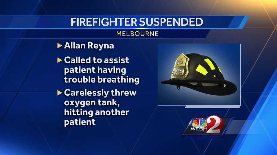A Melbourne firefighter could be out of a job after being accused of unprofessional behavior for the third time in the last year.