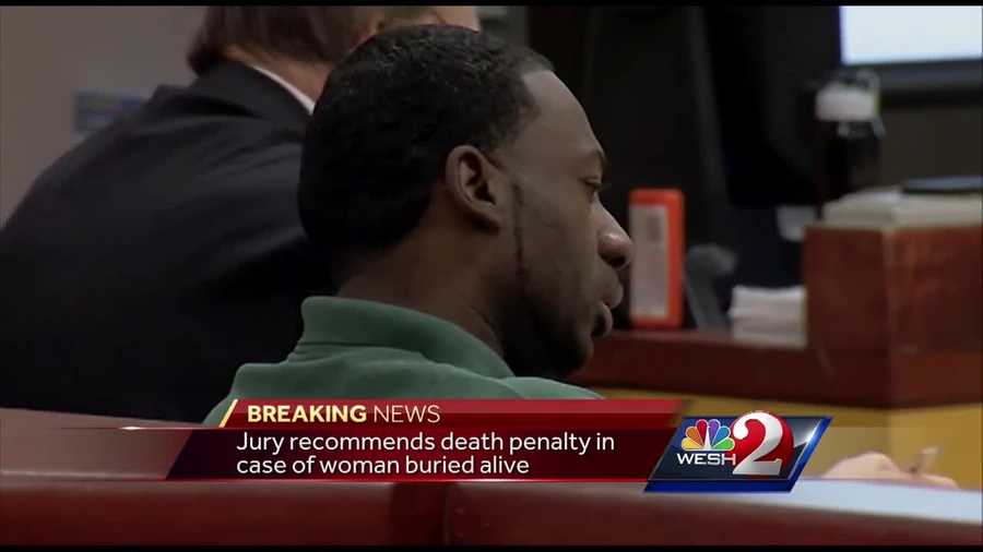 A Brevard County jury has recommended the death penalty for a man who ordered a woman to be buried alive. Vahtiece Kirkman was convicted Friday of first-degree murder in the 2006 murder of Darice Knowles. A jury on Tuesday recommended that he be sentenced to death.