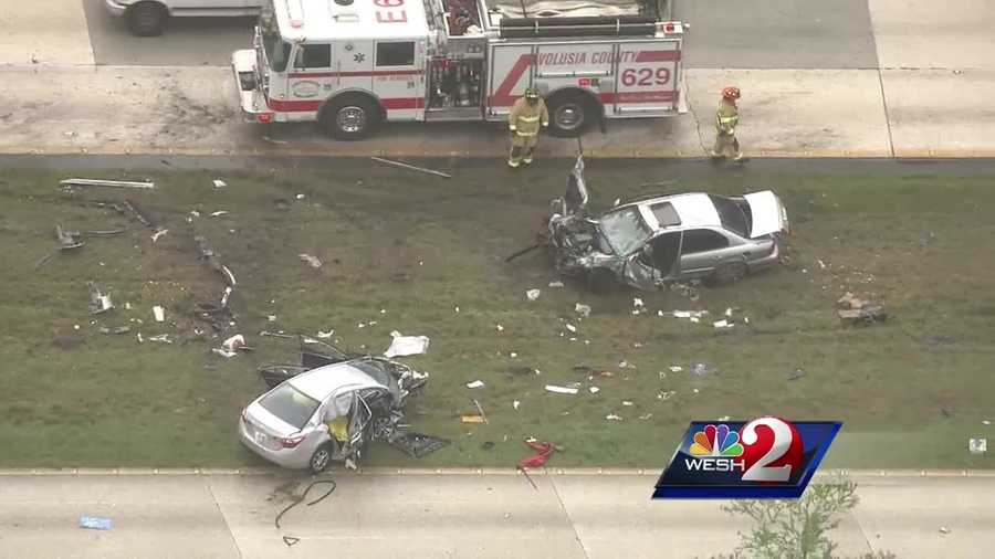 Two people are dead and at least one other is injured after a crash in Volusia County Friday afternoon.