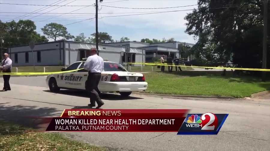 All Palatka schools were put on lockdown Tuesday after a woman was shot in the face near the Florida Department of Health building, officials told WESH 2 News.