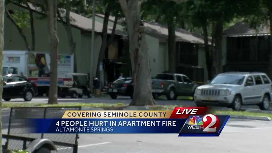 A relieved husband speaks about the dramatic rescue of his wife and baby from their burning Altamonte Springs apartment. Michelle Meredith (@MichelleWESH) brings us the latest update.