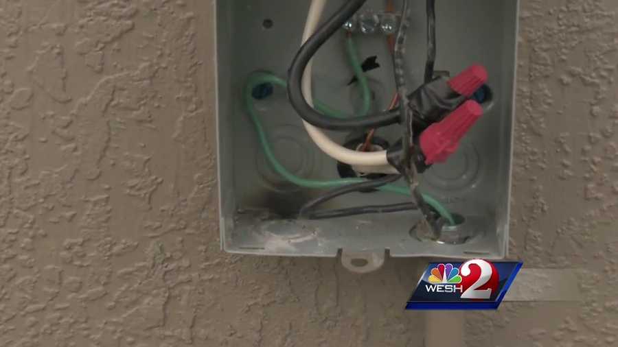 A Lake County couple has been left with some unexpected repairs after their home was struck by lightning Wednesday morning.