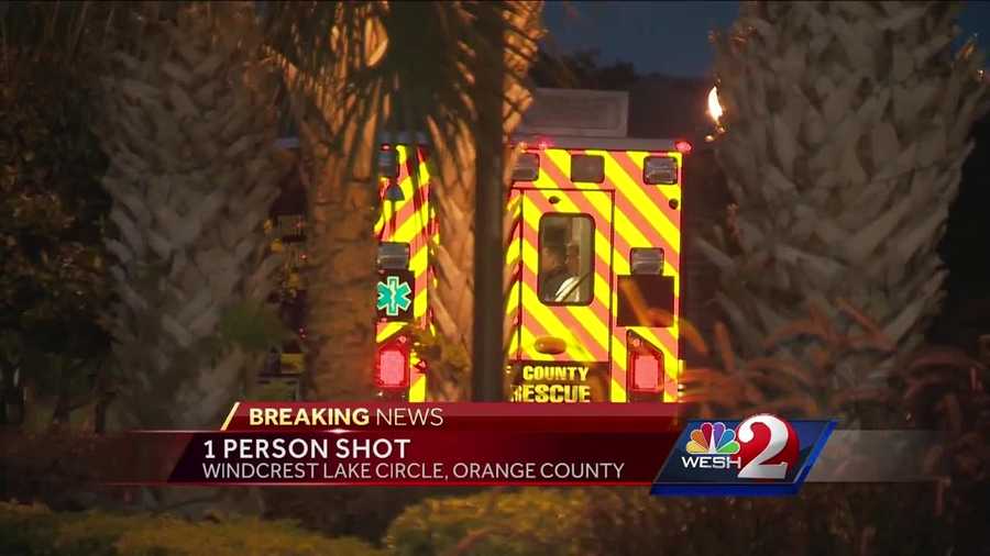 One person has been shot on Windcrest Lake Circle in Orange County. WESH 2's Matt Lupoli has the story.