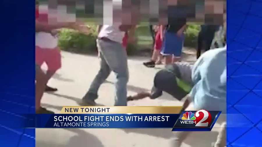 The fight broke out Thursday afternoon at Lake Brantley High School in Altamonte Springs. By the time it was over, at least one student was under arrest. Chris Hush has the story.
