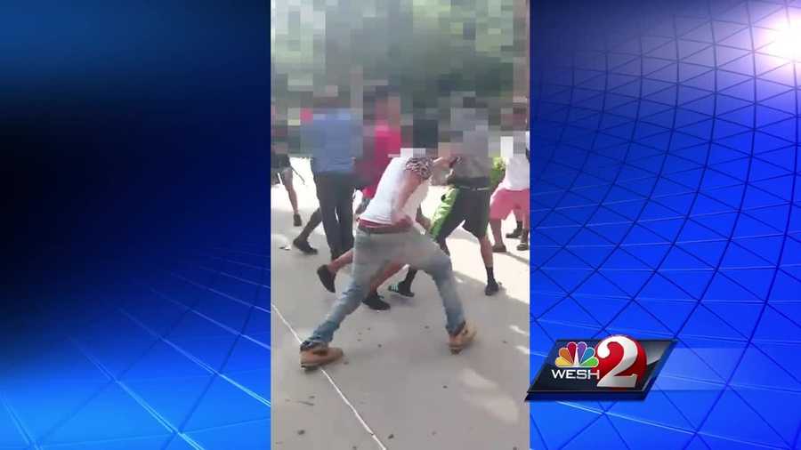 A dozen of the students involved in a brawl at Lake Brantley High School have been identified and were not allowed at school Friday.