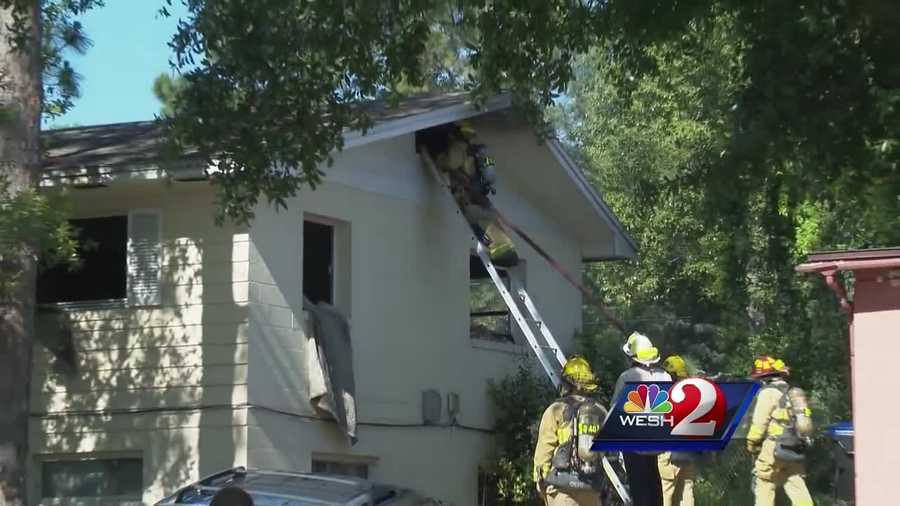 A house fire in Orange County is under investigation. Someone noticed the smoke and called 911.