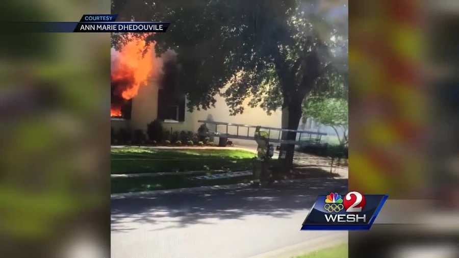 It was a busy day for Seminole County firefighters as they scrambled to battle two house fires at the same time. Chris Hush reports.