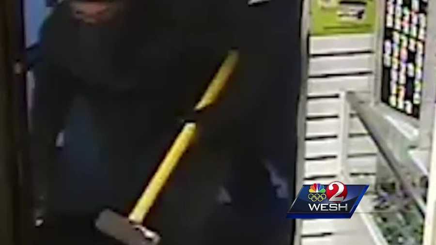 A team of sledgehammer-wielding thieves struck three Orlando area businesses in one week. Two of the crimes happened just minutes apart. Bob Kealing (@bobkealingwesh) has the story.