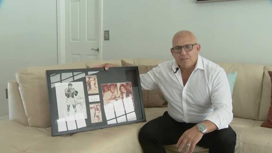 A Central Florida man holds a personal connection to the late boxing legend Muhammad Ali thanks to some time they spent together in the Bahamas about 30 years ago.