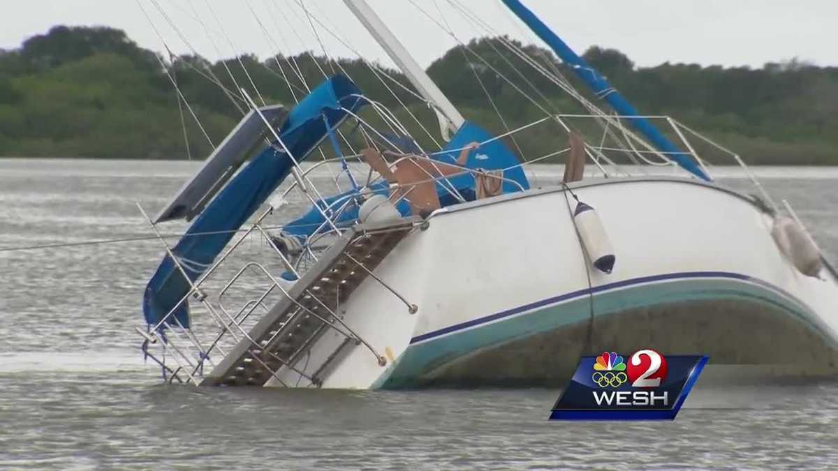 2 people rescued from listing sailboat in New Smyrna Beach