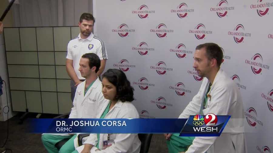 Orlando Regional Medical Center staff members give updates on patients and share their stories of what they have been through over the past week since the nightclub shooting. Matt Lupoli reports.