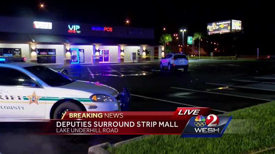 Deputies are investigating a shooting that happened late Saturday night at a strip mall on Lake Underhill Road.