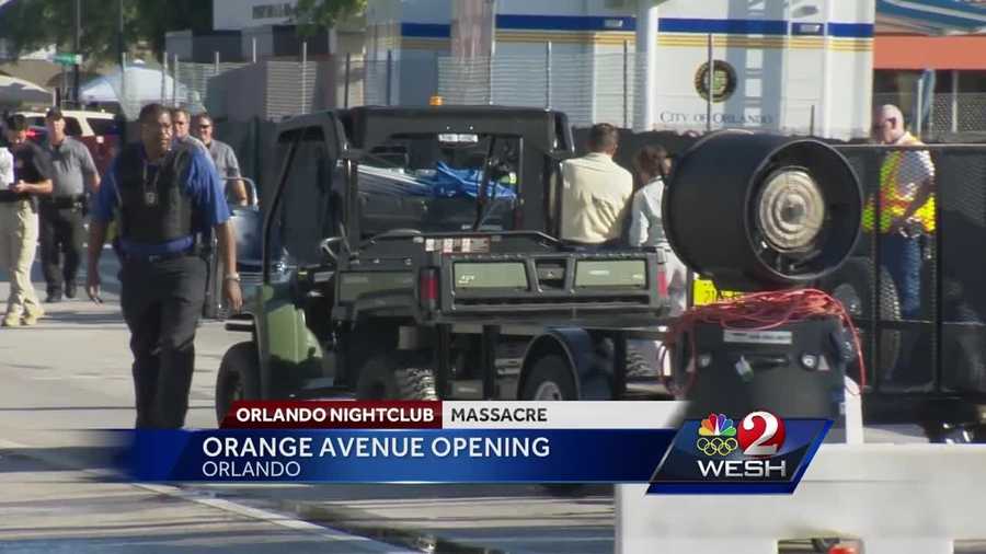 Traffic was moving near Pulse nightclub Monday night. The city announced the northbound lanes and most other roads impacted by the FBI investigation into the Pulse massacre reopened Monday night. Matt Lupoli reports.