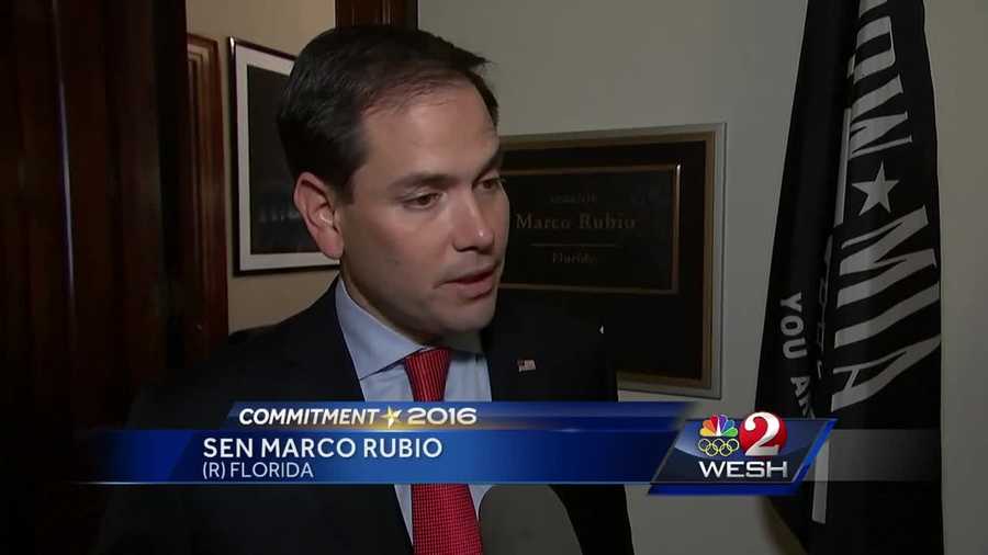 After dropping out of the presidential race after a massive defeat in Florida, and saying that he wasn't running for re-election, Marco Rubio decided to run for his seat in the Senate. Adrian Whitsett reports.
