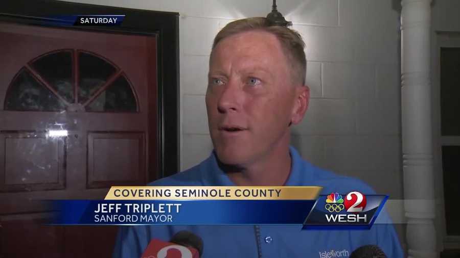WESH 2's Dave McDaniel speaks to a local man who was with the mayor of Sanford over the weekend when he was carjacked at gunpoint.