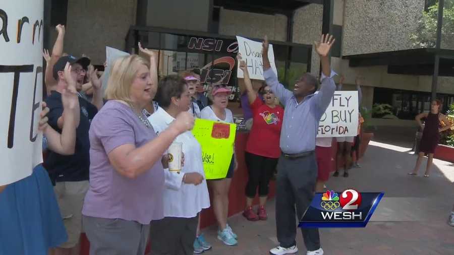 In the midst of the continued grieving over the Pulse shooting, pleas are being made to Florida state lawmakers to take action to prevent gun violence. Amanda Ober was there as protesters demanded a special session on gun control measures.