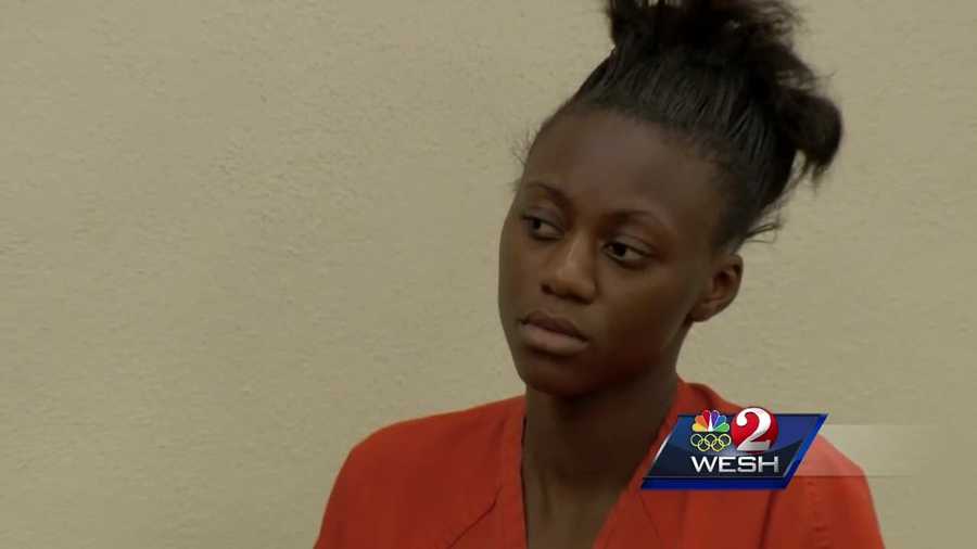 Tatyana Allen appeared before a judge for the first time on Tuesday. She was arrested on Monday and is accused of using her child to hit someone. Dave McDaniel (@WESHMcDaniel) reports.