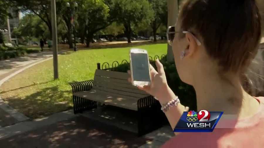 It's an app that's captivated people across Orlando. Pokemon GO is a virtual reality game that prompts users to find characters around the city. Amanda Crawford reports.