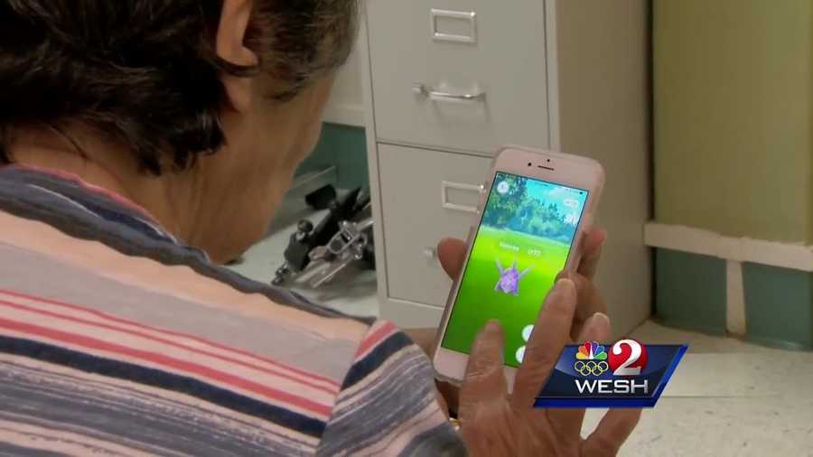 The Debary Health and Rehab Center is introducing a new way to help their patients recover. The app, Pokemon Go. Playing the game on a phone helps get these seniors out of the chairs and on their feet. Even 92-year old Chloe Kauffman is trying to catch them all.