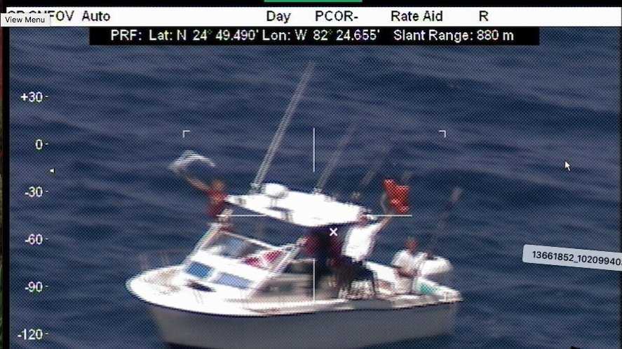 Central Florida boaters missing in Key West found, Coast Guard says