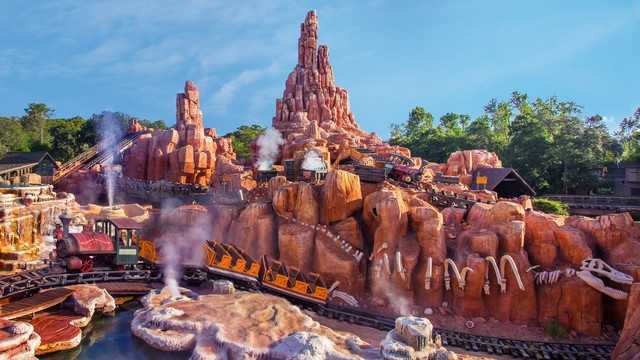 Big Thunder Mountain Railroad at Magic Kingdom closed for