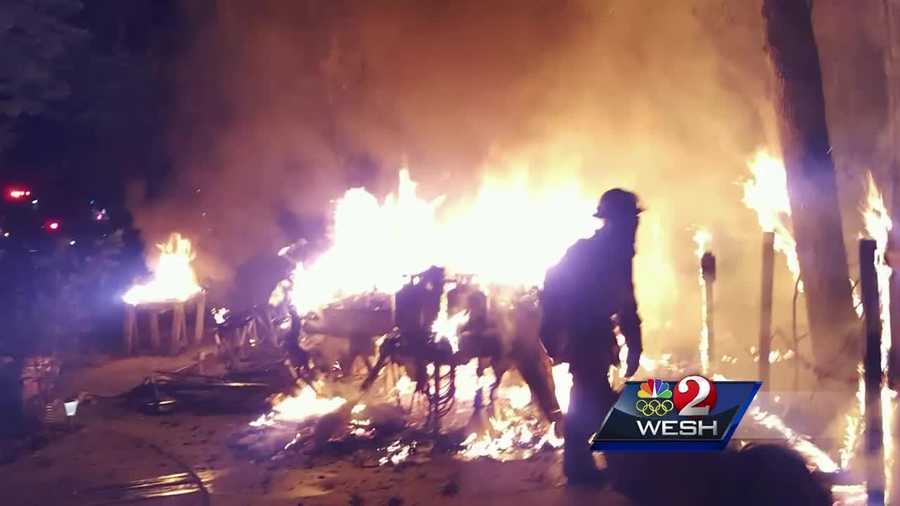 Friends of a Marion County man, killed in an overnight fire, are in shock. Photos show just how fierce those flames burned. Dave McDaniel reports.