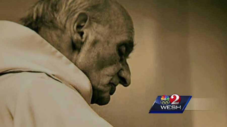 The congregation of St. Thomas More Priory, a traditional Catholic church in Sanford, gathered for a special mass in honor of a priest whose life was taken by terror. Matt Lupoli reports.