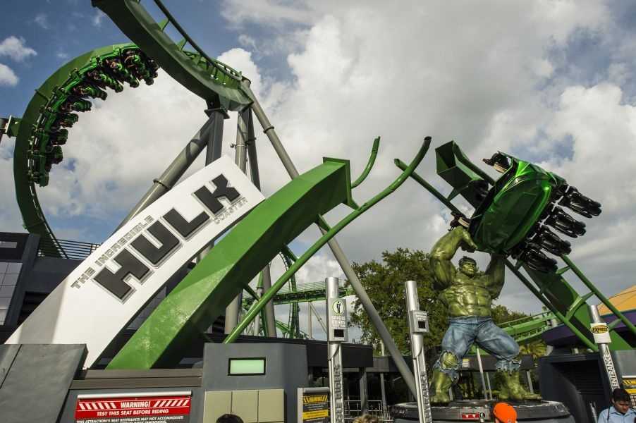 Universal Orlando reopens Incredible Hulk coaster with new track