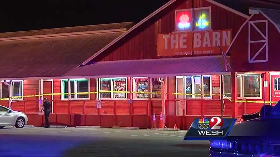 A Sanford bar is now a crime scene as police investigate a shooting that left a performer critically hurt overnight.