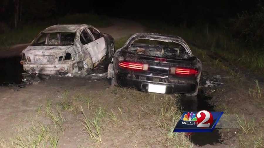 WESH 2 News is learning more about two cars that were found engulfed in flames Sunday night. One of the cars contained a body and the death is considered suspicious. Bob Kealing reports.