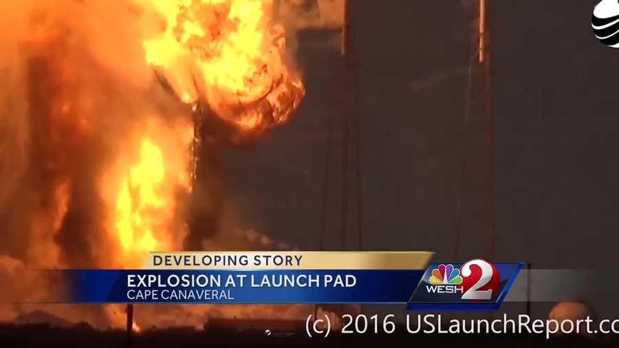 SpaceX was conducting a test firing of an unmanned rocket when an explosion happened Thursday morning. Dan Billow has the latest update.