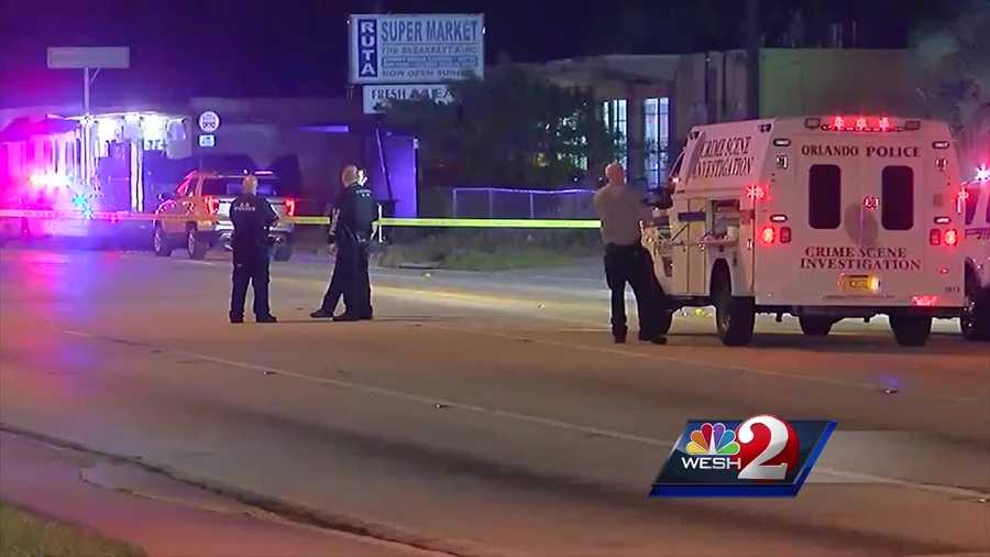 An early morning shooting in Orlando left one person dead and six others injured Saturday, police said.