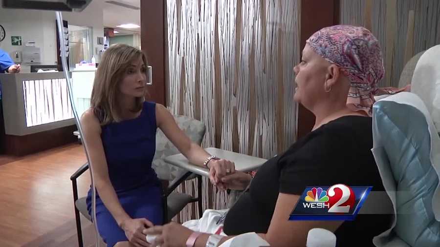 Thursday afternoon, Olympic gold-medalist Shannon Miller visited with cancer patients at Florida Hospital. Amanda Crawford has the story.