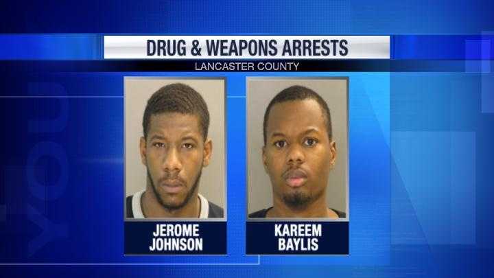 Lancaster police arrest men on gun, drug charges
