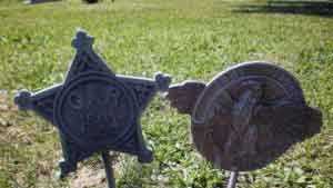 Upper Allen Township police released this photo of grave markers.