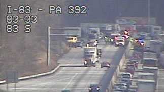 Crash cleared on I-83
