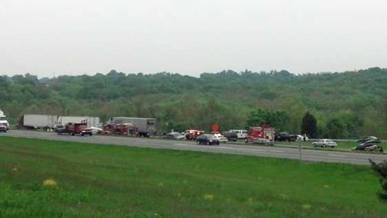 The fatal crash on I-81 involved three tractor-trailers and an SUV.