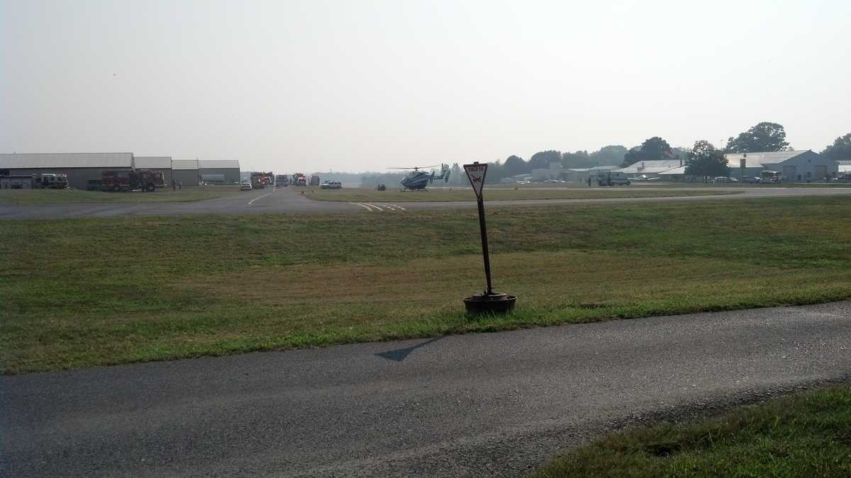 Scene of Lancaster County plane crash