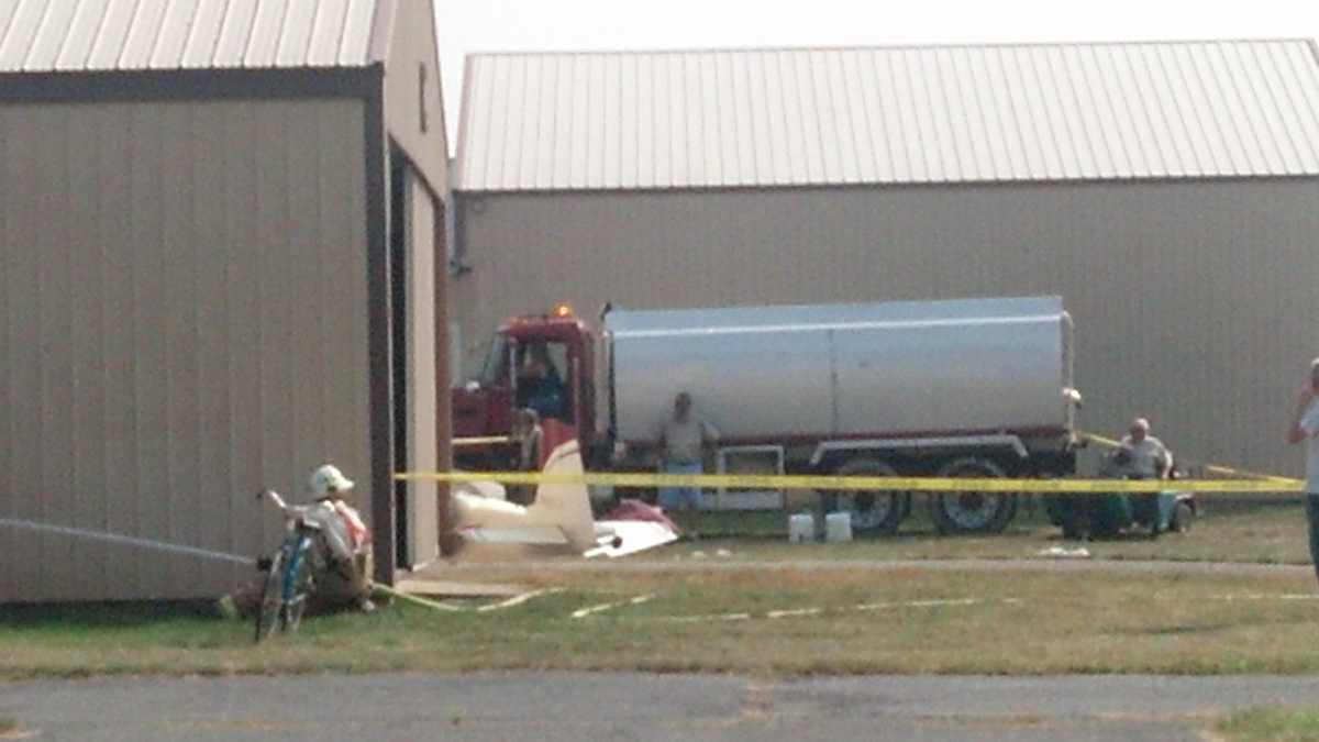 Scene of Lancaster County plane crash