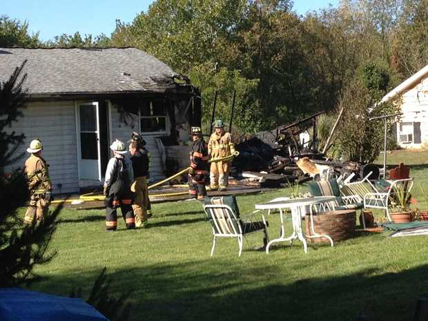 Fire Destroys Home