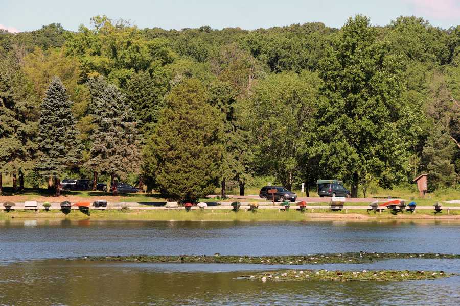 Boat, fish at French Creek State Park