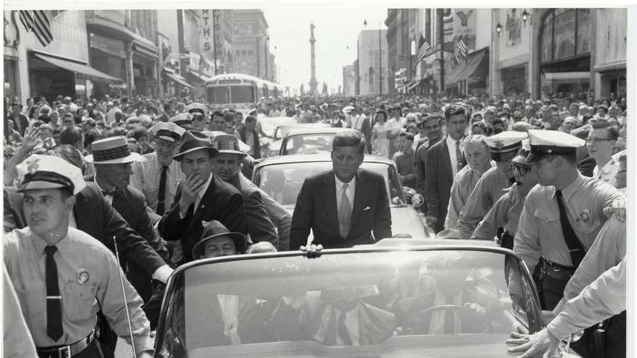 Then Senator John F. Kennedy paid a visit to Lancaster on Sept. 16, 1960. It was a campaign stop for the future president.