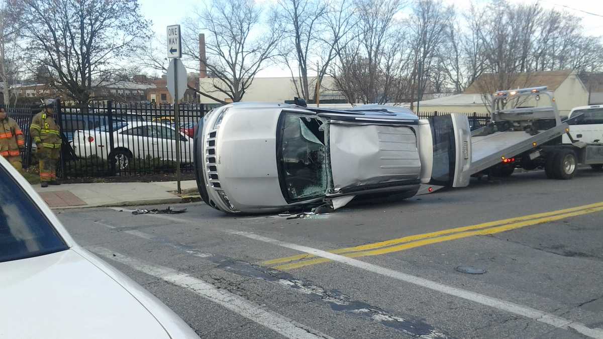 Photos SUV flips in Lancaster crash