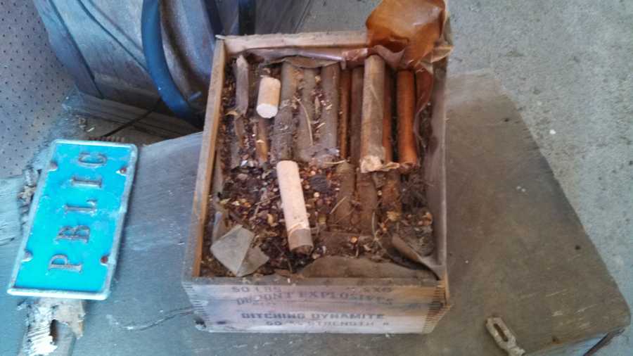 Photos 50 pounds of dynamite found in barn