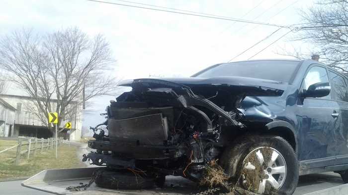 Photos: 2 Injured in Lancaster County crash