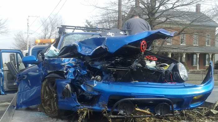 Photos: 2 Injured in Lancaster County crash