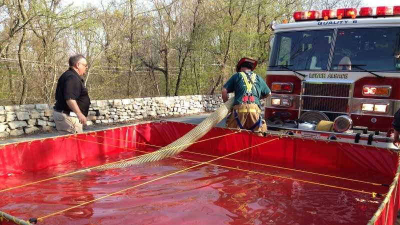 Crews fight major brush fire on Mount Penn in Berks County